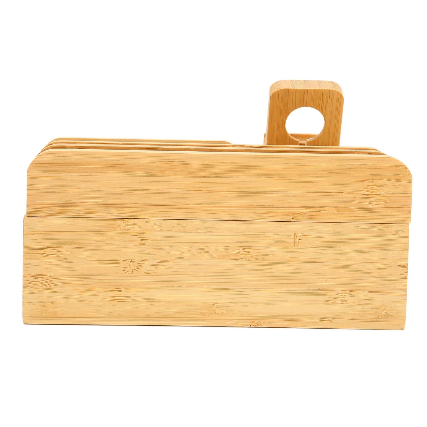 Bamboo Multi Device Charging Station Bamboo Multi Devices Charging Station Charging Dock Stand Rack for Phone Tablet Watch